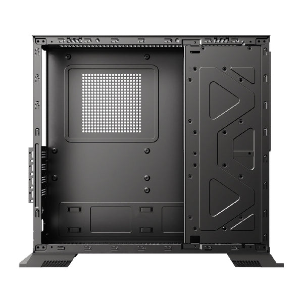 GABINETE ACTECK ONEX GS455 / MINI TORRE SLIM / MICRO ATX - MINI ITX / FUENTE DE PODER SFX 500 W / DOBLE POSICION / LECTOR DE TARJETAS SD / FULL METAL / 5 AÑOS DE GARANTIA / NEGRO / AC-943079