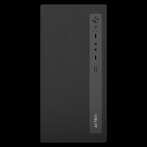 GABINETE ACTECK PERFORMANCE MINI III GI215M / MINI TORRE / MICRO-ATX, MINI ITX / FUENTE DE PODER ATX 500W INCLUIDA / 5 AÑOS DE GARANTIA / NEGRO / AC-944571