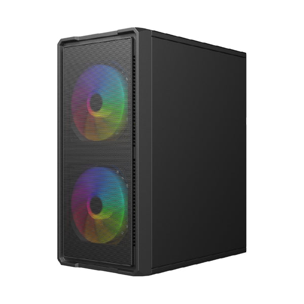 GABINETE ACTECK DOOM ULTRA MESH GI750M / MINI TORRE / MICRO ATX, MINI ITX / FUENTE DE PODER ATX 500W INCLUIDA / PANEL DE CRISTAL TEMPLADO / NEGRO /AC-943772
