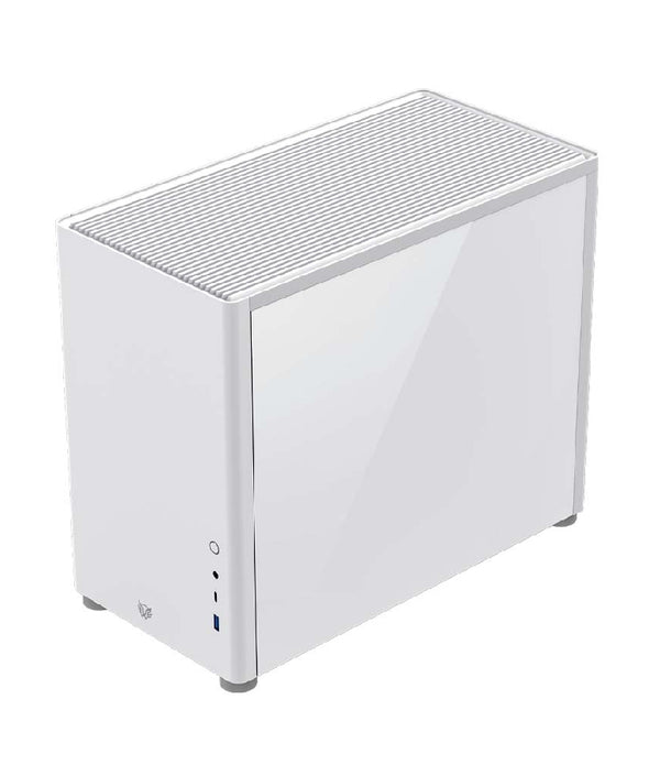GABINETE BALAM RUSH ERIS FROST GI985/ MICRO TORRE / MICRO ATX, MINI-ITX / PANEL CRISTAL TEMPLADO/ METAL/ BLANCO/ BR-935647