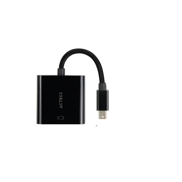 ADAPTADOR ACTECK SHIFT PLUS AH430 / MINI DISPLAYPORT - HDMI / 4K / 20 CM / NEGRO / AC-934770