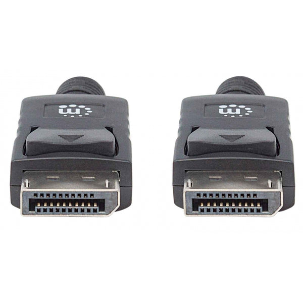 CABLE DISPLAYPORT,MANHATTAN,306935, V1.2 M-M 1.0M NEGRO 4K60HZ