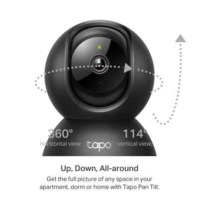 CAMARA IP TAPO C211 WIFI 3MP 360 HORIZONTAL 114 VERTICAL VISION NOCTURNA DETECCION DE PERSONAS CAPACIDAD HASTA 512GB