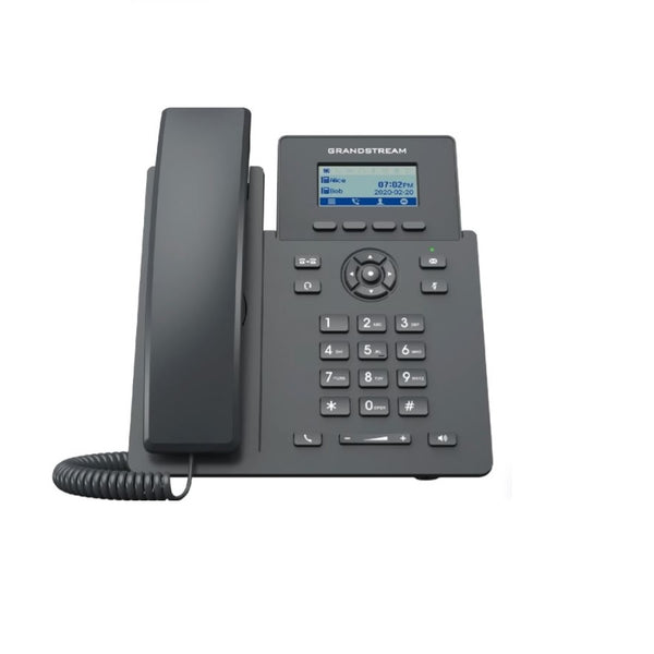 TELFONO IP GRANDSTREAM GRP2601, 2 CUENTAS SIP 2 LINEAS P. LCD 2 PUERTOS 10/100 SOPORTA EHS INCLUYE ELIMINADOR DE CORRIENTE NO POE