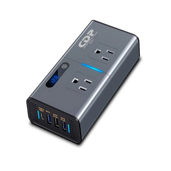 CDP XVU212 ADAPTADOR E INVERSOR DE CORRIENTE INTERIOR 200 W NEGRO, GRIS