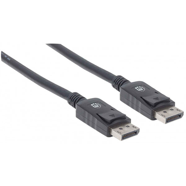 CABLE DISPLAYPORT,MANHATTAN,306935, V1.2 M-M 1.0M NEGRO 4K60HZ