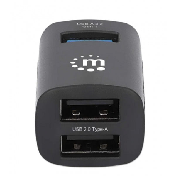 HUB,MANHATTAN,180993, USB-C 3 PTOS A