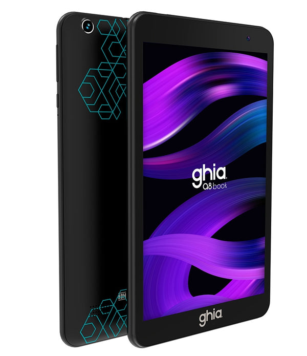TABLET A8 BOOK 8 PULG /A523 OCTACORE/4GB RAM/64GB ROM/2CAM/WIFI/BLUETOOTH/4000MAH/ANDROID 14 NEGRA / TURQUESA