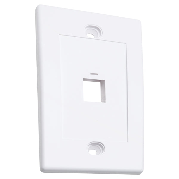 TAPA FACEPLATE,INTELLINET,163286, 1 PERFORACION BLANCO