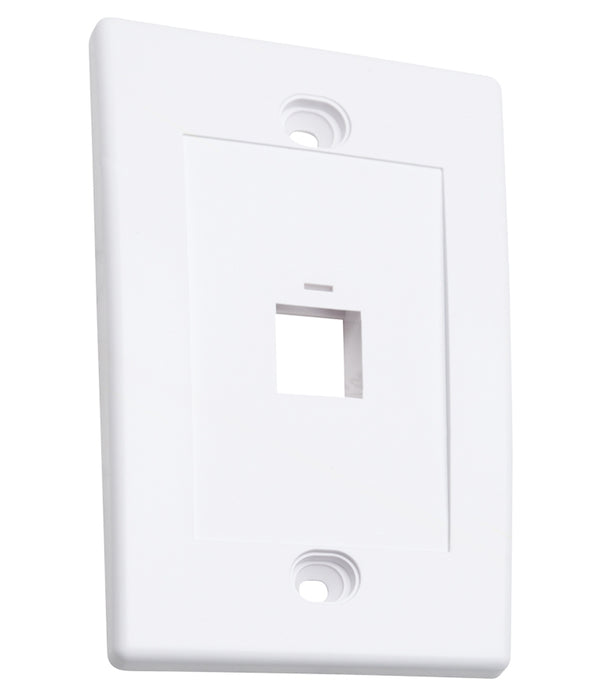 TAPA FACEPLATE,INTELLINET,163286, 1 PERFORACION BLANCO