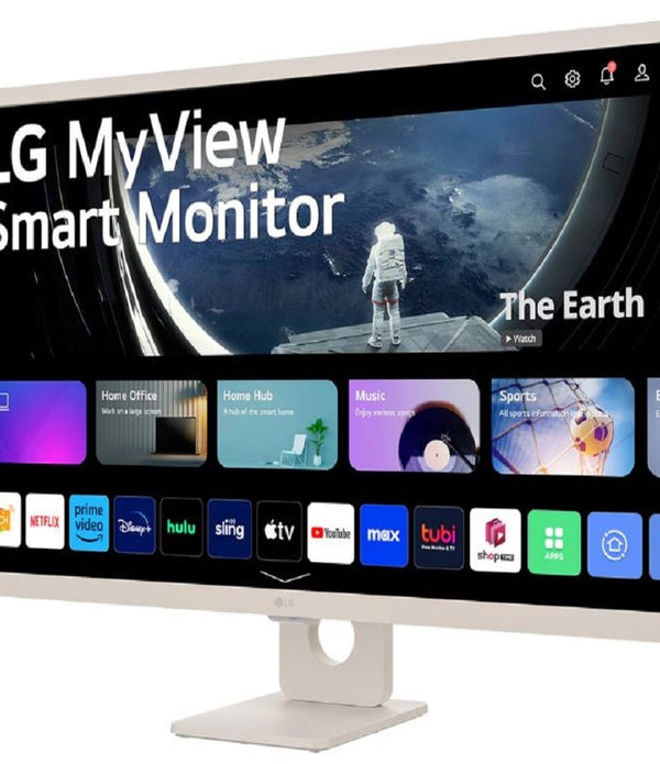 MONITOR LG FULL HD IPS 31.5,SMART WEB OS 32SR50F-W,1920X1080,ASP 16:9,GAMA SRGB 99%,BRILLO 250NITS,TR8MS,CONTR.1200:1,HDMI,USB-A,HDR10,BLUETOOTH,ALTAVOZ 5WX2,MONTAJE PARED 100X100.