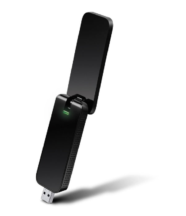 TARJETA DE RED | TP-LINK | ARCHER T4U | USB INALAMBRICA | BANDA DUAL | AC1300 400MPBS EN 2.4GHZ Y 867MBPS EN 5GHZ 802.11 AC/A/B/G/N PUERTO USB 3.0 PARA WINDOWS Y MAC
