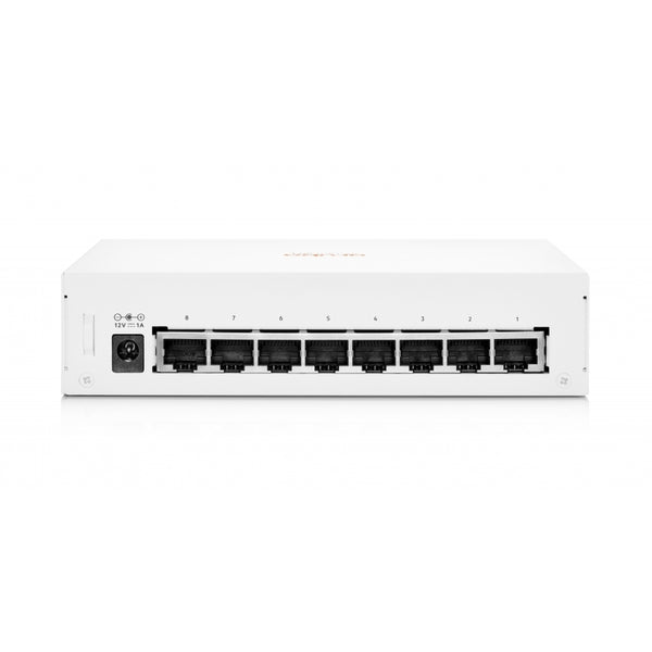 SWITCH HPE ARUBA R8R45A INSTANT ON 1430 CON 8 PUERTOS RJ45 10/100/1000 MBPS NO ADMINISTRABLE