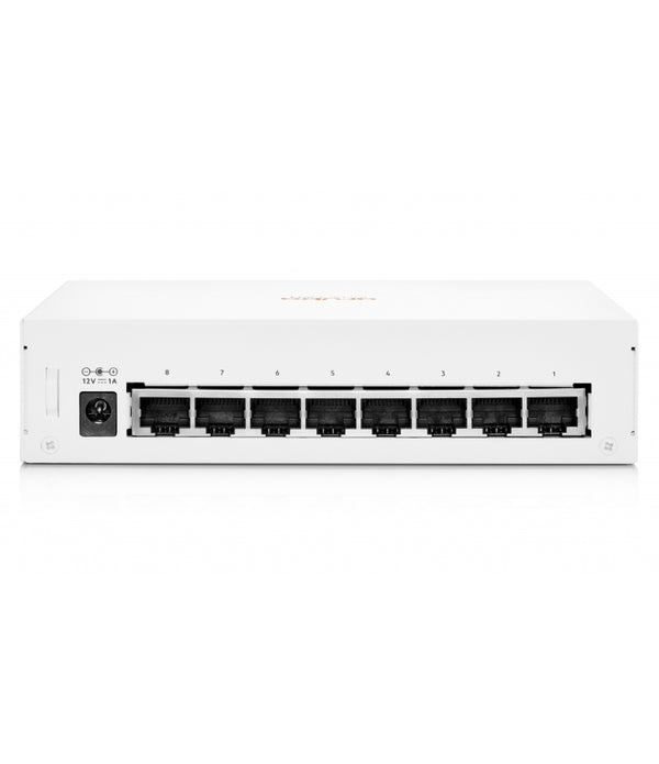 SWITCH HPE ARUBA R8R45A INSTANT ON 1430 CON 8 PUERTOS RJ45 10/100/1000 MBPS NO ADMINISTRABLE