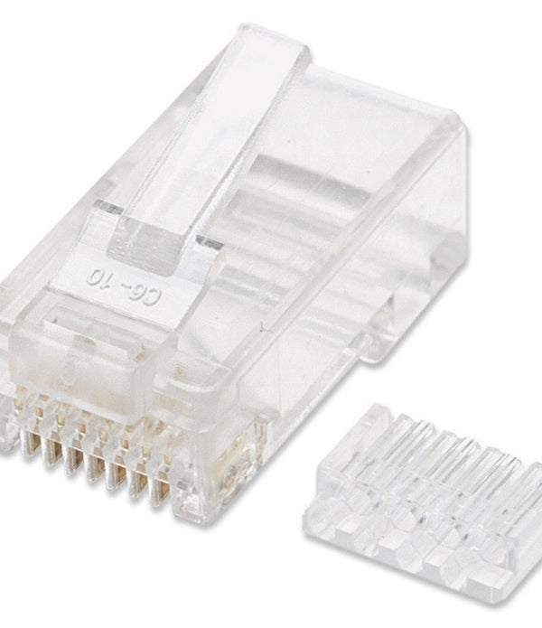 PLUG RJ45,INTELLINET,503006, CAT 6 UTP SOLIDO 100 PZAS