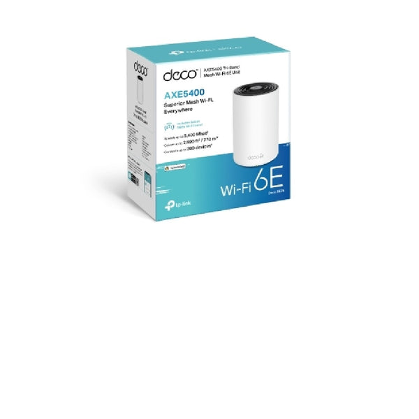ROUTER | TP-LINK | DECO XE75(2-PACK) |  WIFI 6E | MESH | TRIPLE BANDA | AXE5400 |  MODOS DE TRABAJO AP / ROUTER