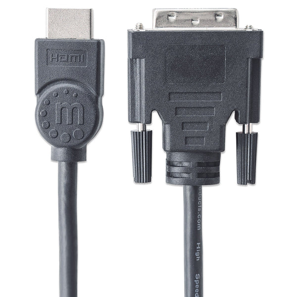CABLE HDMI,MANHATTAN,372503, - DVI-D M-M  1.8M