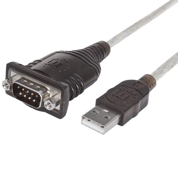 CONVERTIDOR USB A SERIAL DB9M 0.45 M 256 KBP MANHATTAN
