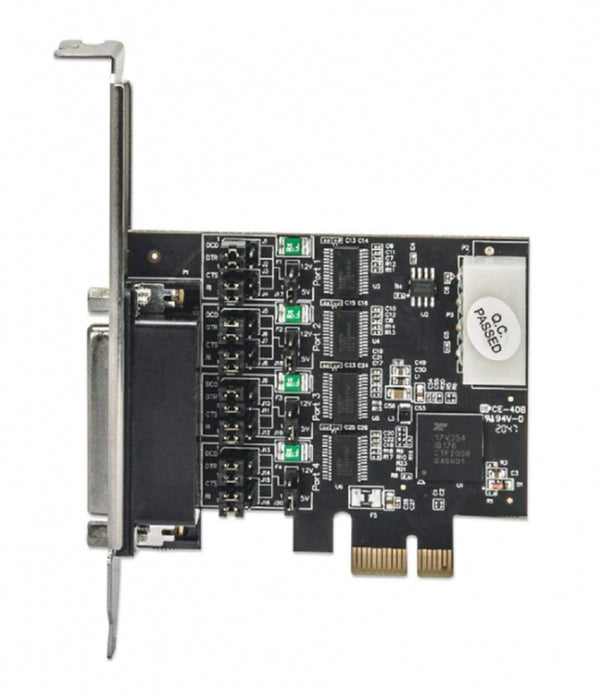 TARJETA PCI EXPRESS,MANHATTAN,153584,SERIAL 4 PUERTOS