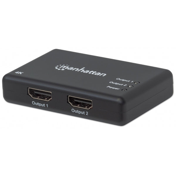 VIDEO SPLITTER,MANHATTAN,207669, HDMI 4K@30HZ, 1 IN:2 OUT,  AC