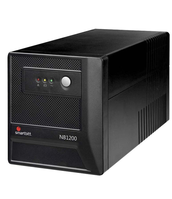 NO-BREAK INTERACTIVO SMARTBITT  SBNB1200  1200VA/600W, CLAVIJA NEMA 5-15P, 8 CONTACTOS, TIPO NEMA 5-15R CON RESPALDO DE BATERIAS, REGULACION Y SUPRESION DE PICOS, PROTECCIN RJ-11, PUERTO USB
