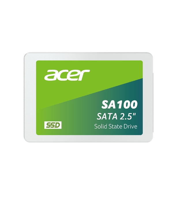 UNIDAD DE ESTADO SOLIDO SSD INTERNO ACER SA100 960GB 2.5 SATA3 LECT.560 ESCRIT.500 MBS 7MM PC LAPTOP MINIPC BL.9BWWA.104