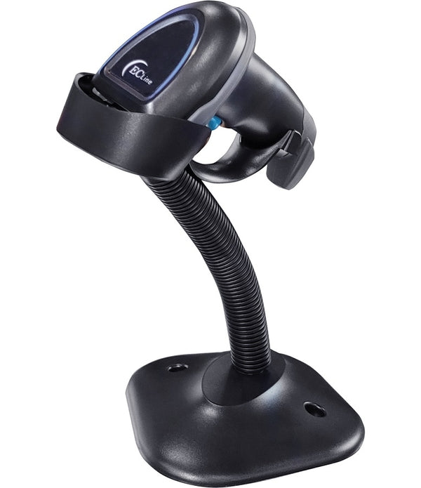 LECTOR DE CODIGO DE BARRAS EC LINE EC-CD-8380, NEGRO, CCD, USB, 1D, 300 LECTURAS POR SEGUNDO, BIDIRECCIONAL, RESISTENTE A CAIDAS DE 1.8 MTS, INCLUYE BASE