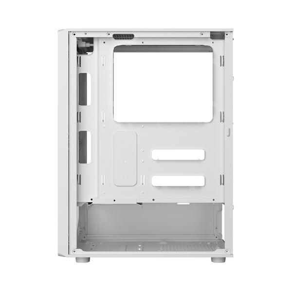 GABINETE GAMER BALAM RUSH DRAGONFLY PERFORM CRYSTAL GM590CW / MEDIA TORRE / ATX, MICRO ATX, MINI ITX / INCLUYE VENTILADOR ARGB / PANEL CRISTAL TEMPLADO / METAL / BLANCO / BR-935975
