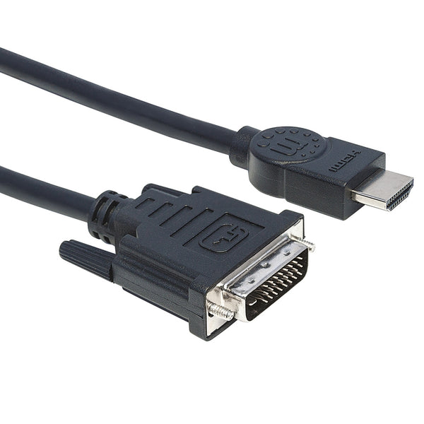 CABLE HDMI,MANHATTAN,372510, - DVI-D M-M  3.0M