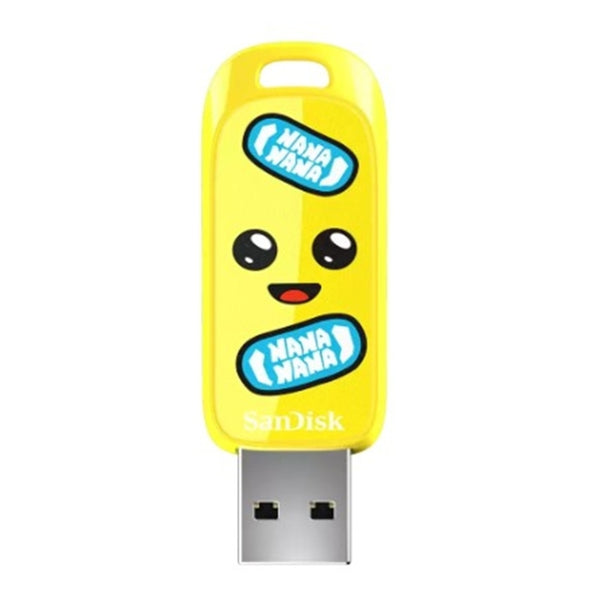 MEMORIA SANDISK 128GB USB 3.2 FORTNITE DRIVE EDICION BANANO SDCZIF-128G-G46