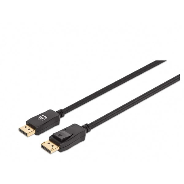 CABLE DISPLAYPORT,MANHATTAN,353595, V1.4 M-M 1.0M NEGRO 8K60HZ