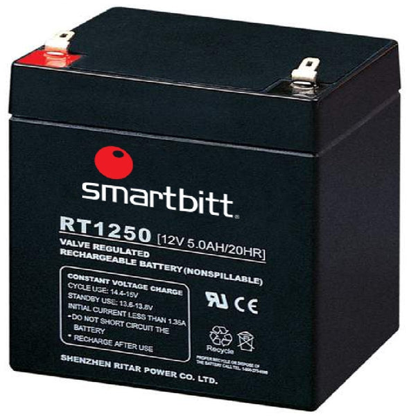 BATERIA SMARTBITT  SBBA12-5  12V/5 AH COMPATIBLE CON SBNB500, SBNB600 Y SBNB800