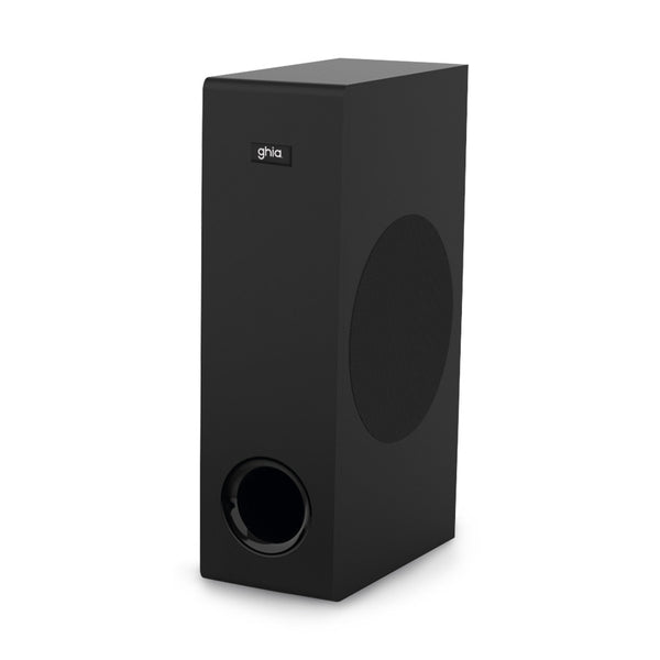 BARRA DE SONIDO DETACHABLE GHIA 2.1 CANALES/BLUETOOTH/USB/AUX/HDMI ARC/ OPTICO 100W RMS