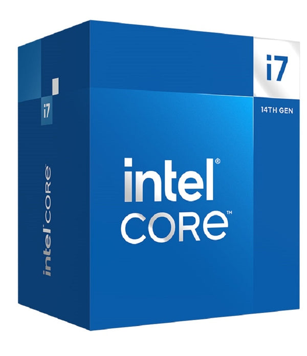 PROCESADOR INTEL CORE I7-14700 S-1700 14A GEN /HASTA 5.4 GHZ /CACHE 33MB /20 CORES 8P12E /GRAFICOS UHD 770 /VPRO /CON DISIPADOR /COMPUTO MEDIO