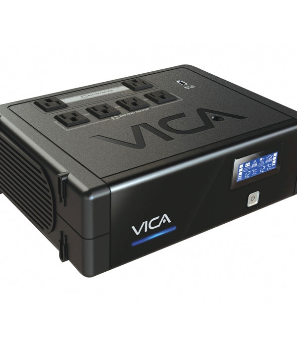 NO BREAK UPS VICA REV 900 900VA/500W 6 TOMAS REGULADAS Y RESPALDADAS NEMA 5-15R, 1 USB, 3 AÑOS DE GARANTIA