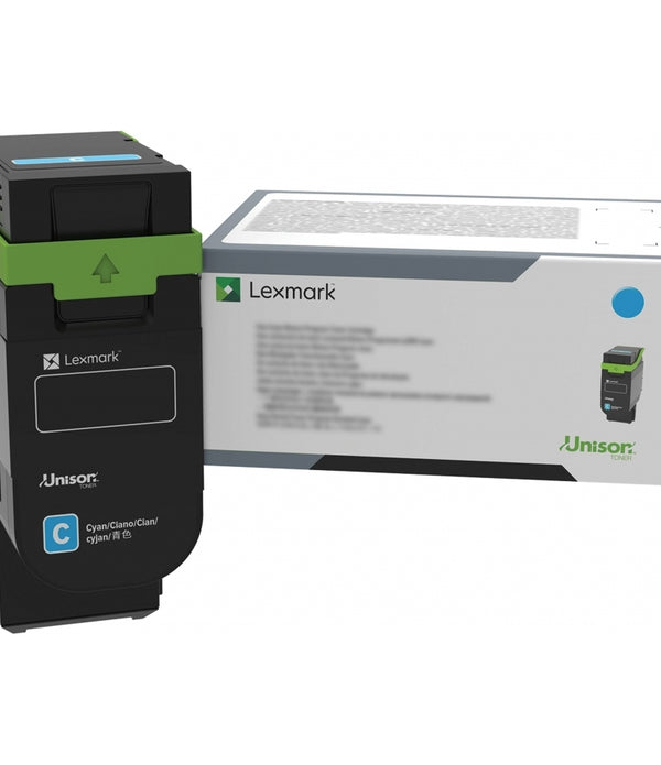 TONER LEXMARK 71C80C0 CYAN, ESTANDAR 5000 PAGINAS, PARA CS/CX730, 735