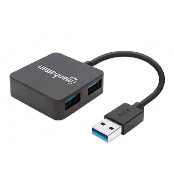 HUB USB,MANHATTAN,162296, V3.0  4 PTOS MINI