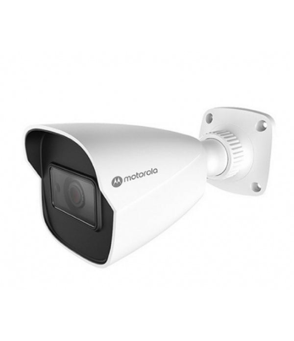 CAMARA IP MOTOROLA MTIBM032701 / BULLET METAL / LENTE FIJO / 2MP / ICR, DIA-NOCHE / IK10 / IP67 /ONVIF / POE / DNR 3D , WDR DIGITAL , ANALITICOS , CYBERSEGURIDAD GDRP