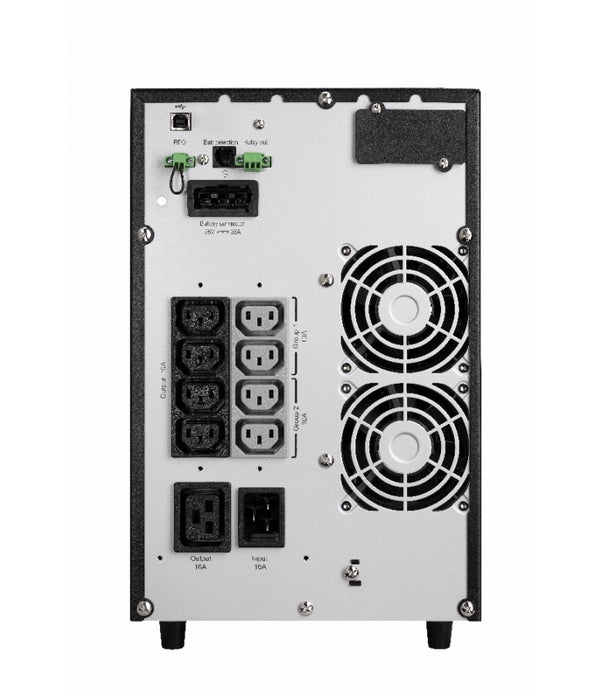 NO BREAK / UPS / EATON / MODELO 9SX3000G 3000VA / 2700W -ON LINE- DOBLE CONVERSION- VOLTAJE 208V DE ENTRADA Y SALIDA, NEMA DE ENTRADA L6-20P, NEMA DE SALIDA (1) C19, (8) C13
