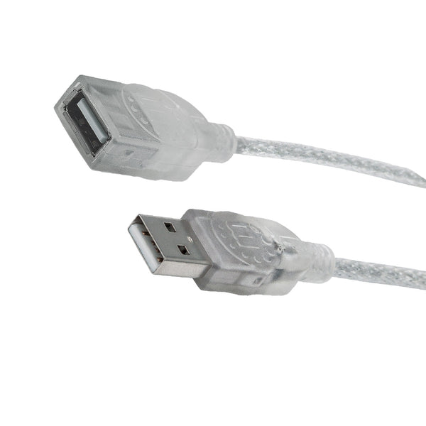 CABLE USB,MANHATTAN,336314, V2.0 EXT. 1.8M PLATA