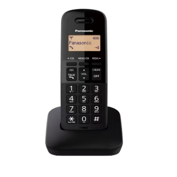 TELEFONO PANASONIC KX-TGB312MEB / TELEFONO DECT 6.0, BLOQUEO DE LLAMADAS, 2 AURICULARES INALAMBRICOS, 18HRS DE BATERIA, NEGRO
