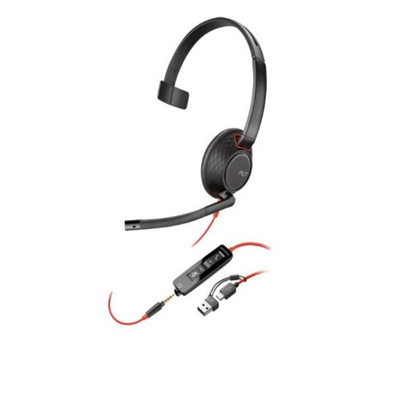 DIADEMA HP POLY 8X230AA BW 5210 / MONOAURALES USB-C/A CONECTOR DE 3,5 MM CANCELACION DE RUIDO