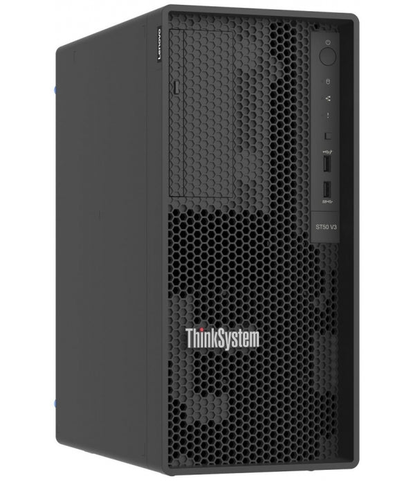 SERVIDOR LENOVO THINKSYSTEM ST50 V3, 1XINTEL XEON 6333P 6C 3.1GHZ 65W, 1X32GB 2RX8, 1X960GB SSD,  1X2TB 7200,  SW RD,   1X300W