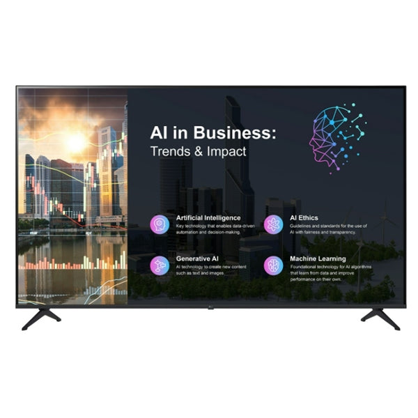 TELEVISION LED LG 65 PLG UHD TV SIGNAGE 300 NITS 16/7 WEBOS 25 8MS 60HZ AUDIO 10W X 2 SMART HOME , NAVEGADOR WEB, HDMI 2.0 USB 2.0 RS232 VESA 200 X 300