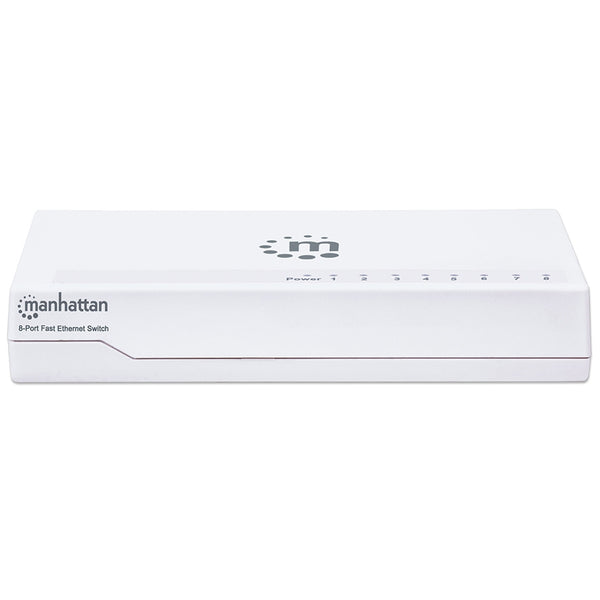 SWITCH,MANHATTAN,560689, 8 PTOS 10/100 DESKTOP BLANCO MH