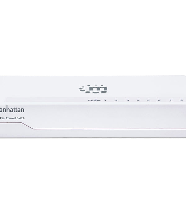 SWITCH,MANHATTAN,560689, 8 PTOS 10/100 DESKTOP BLANCO MH