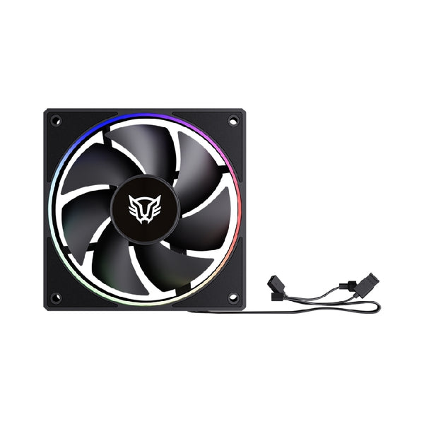 KIT 3 VENTILADORES BALAM RUSH EOLOX BORA EXB85 / POTENCIA DE ENFRIAMIENTO / VELOCIDAD 1600 RPM / SILENCIO IMBATIBLE / CONEXIN PWM AURA / ARGB / NEGRO / BR-942126