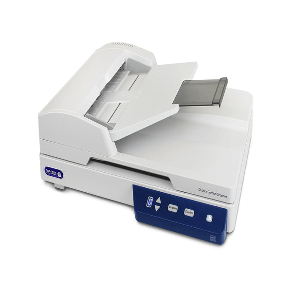 ESCANER XEROX DUPLEX COMBO, 0DXT/1517/100N03448 30PPM, BLANCO/AZUL, ADF, LED, CIS DUAL, USB, A4, VISIONEER ONETOUCH