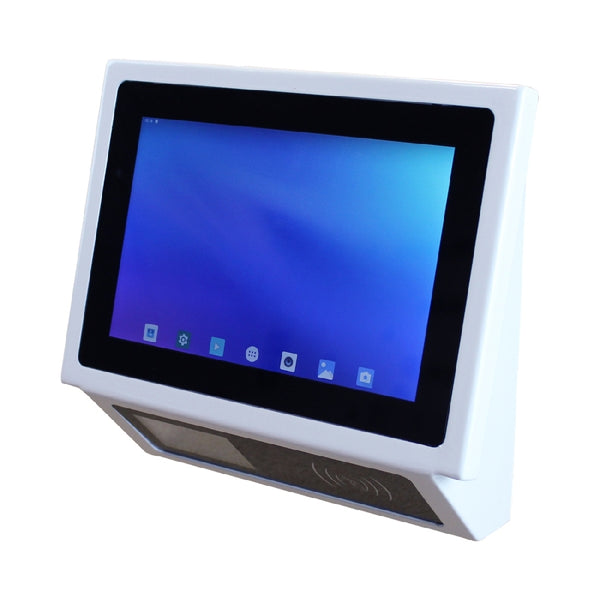 VERIFICADOR DE PRECIOS EC LINE EC-PC-801A, BLANCO, PANTALLA TOUCH, 8 PULGADAS, QUAD CORE A17 1.8 GHZ, 2GB RAM, FLASH 16 GB, LECTOR 1D, 2D, NFC,  ANDROID 9.0