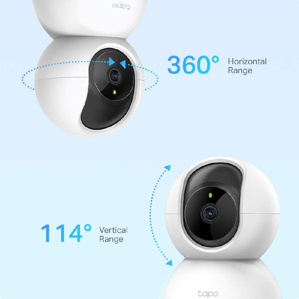 CAMARA IP TP-LINK TAPO C200 WIFI PT 2MP 1080P VISION NOCTURNA DETECCION DE MOVIMIENTO MICROSD 128GB EQUIVALE 16 DIAS ALARMA AUDIO BIDIRECCIONAL FUNCIONA CON GOOGLE Y